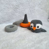 Crochet Penguin stacking Rings