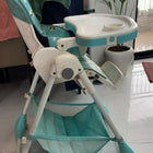 R FOR RABBIT Marshmallow High Chair for Baby with Multiple Recline