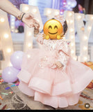 Party Wear Peach Frock/Dress