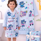3 PCS Unique Kids Bathrobe Set