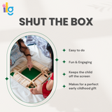 Introducing our timeless game of Shut the Box, a captivating blend of luck, strategy, and arithmetic. 