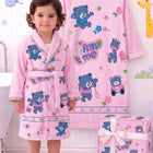 3 PCS Unique Kids Bathrobe Set