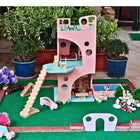 Multi Arrangement Big Castle Doll House (The Pool House)