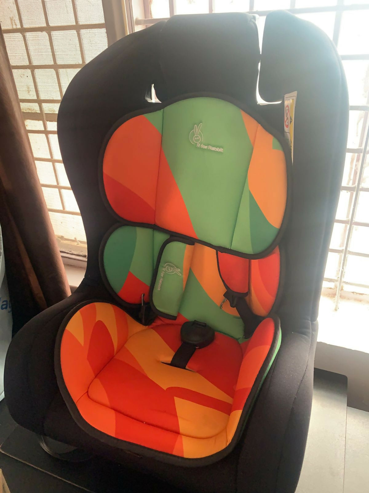 Colorful child car seat 