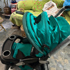 LuvLap Galaxy stroller, LuvLap baby stroller, travel-friendly stroller, reclining baby pram, stroller with safety harness, lightweight stroller for babies