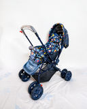 Babyhug Reversible Handle Stroller Reclining Foldable Baby Pram
