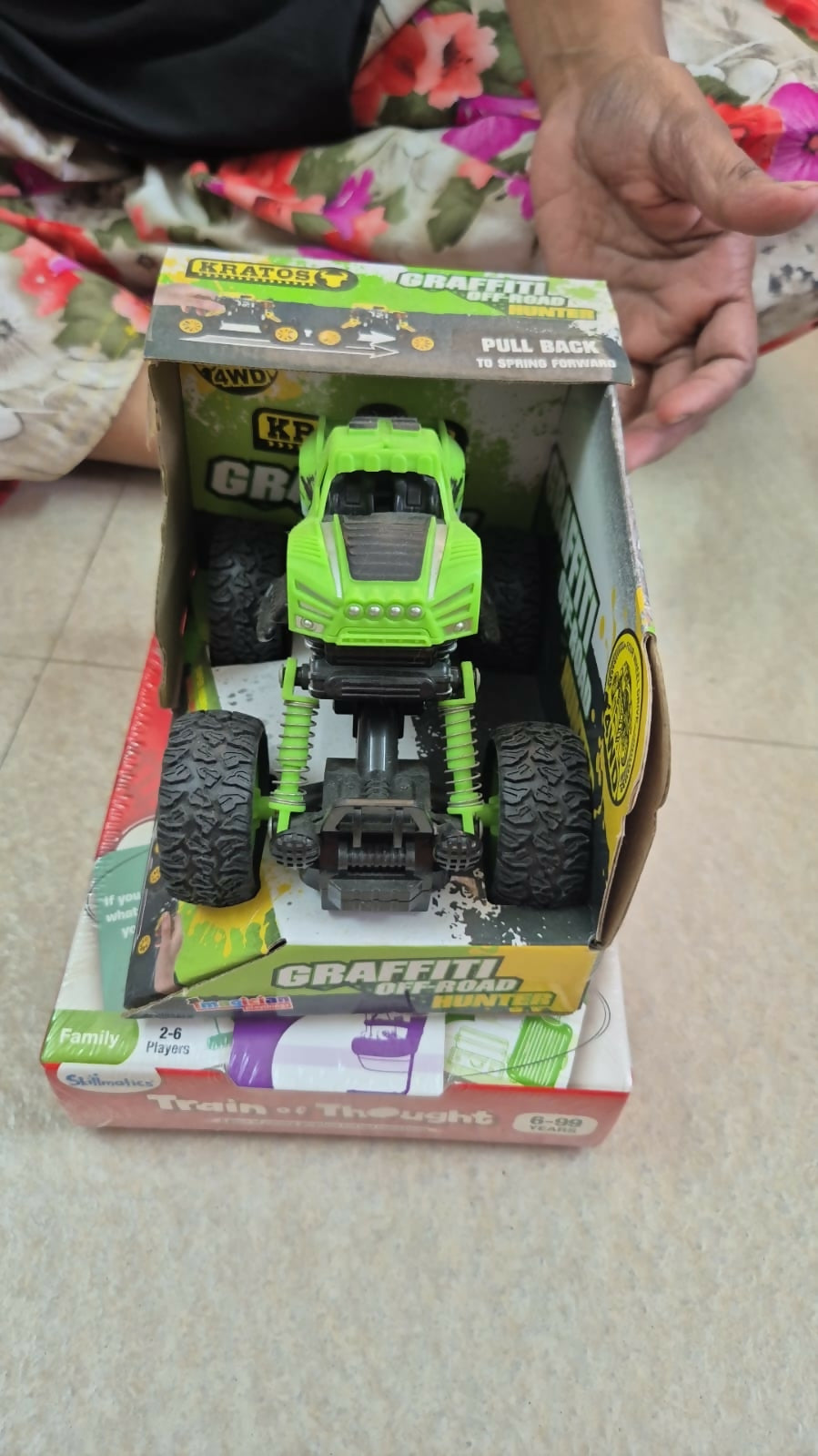 Green toy truck