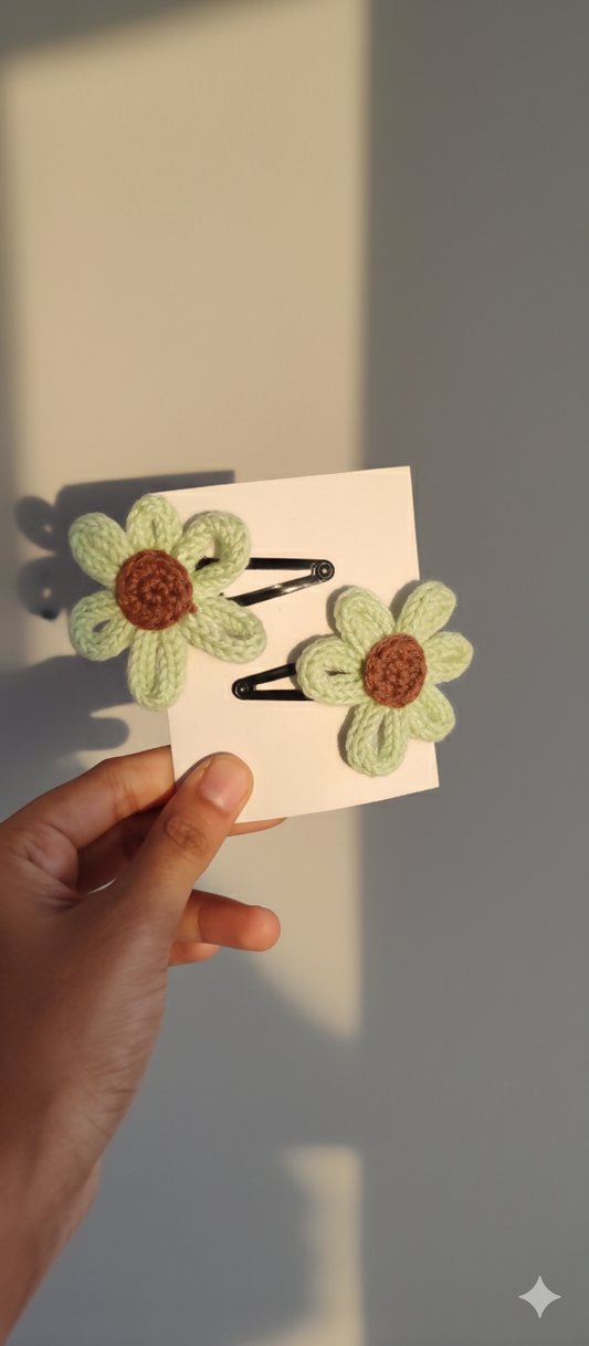 Crochet hair accessories Hair clips ,hair ties&nbsp;