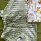 MINI KLUB  Onesie Dress With T-shirt - White/light green