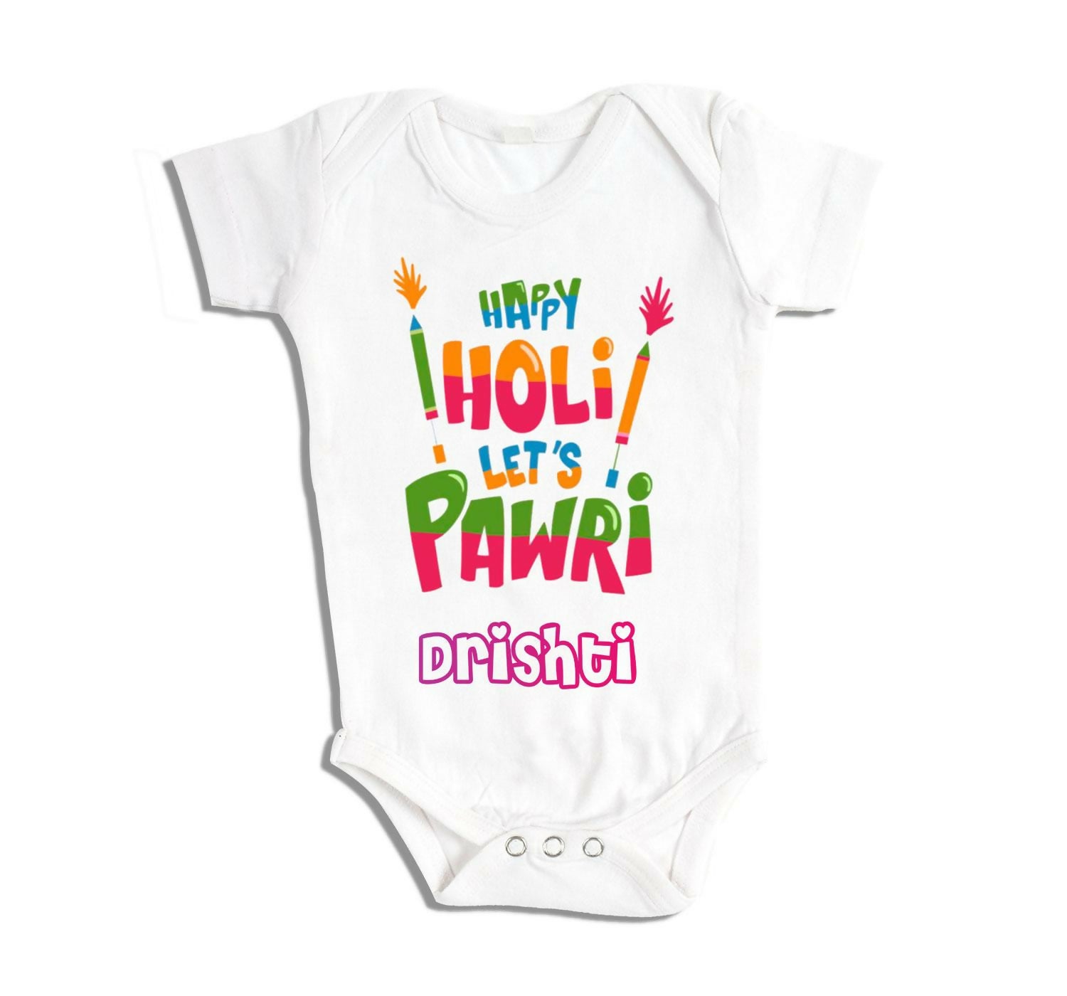 Holi Special Baby Rompers
