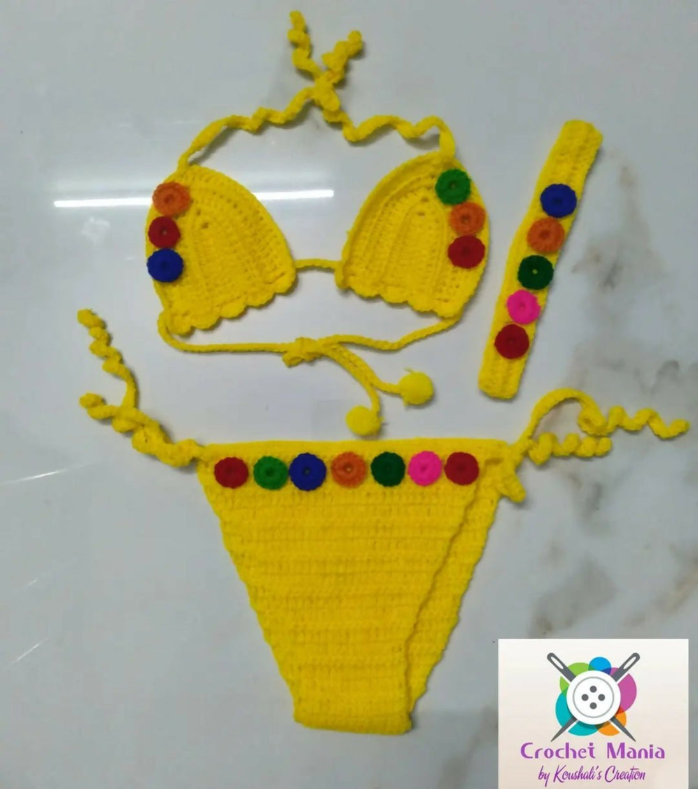 Baby Crochet Bikini Set