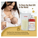 Luvlap Breastmilk Storage Bags with Seal Lock - 42 Pc Unused