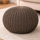 Knitted Cotton Heavy Pouf Stool – Premium Handcrafted Seating & Decor Accent