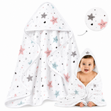 Muslin Cotton Hooded Towel | 70X70 Cm | Single Layer Towel