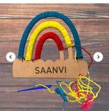 DIY Rainbow Yarn Craft Kit - Personalised - PyaraBaby