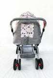 HAPPY KID Baby Stroller/Pram Grey Pink Purple Recline Canopy Foldable