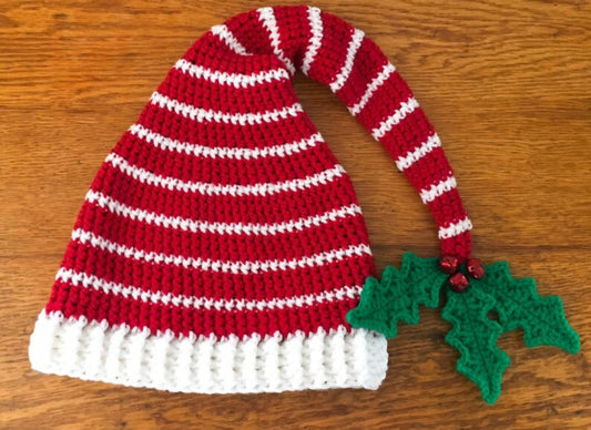 Crochet Christmas beanie