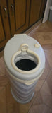 UBBI Odor Locking Diaper Pail -  Grey & White Colour