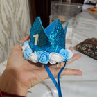 1st Birthday Cap for Baby: Celebrate your baby's first milestone with this cute and comfortable birthday cap featuring a vibrant "1" design.