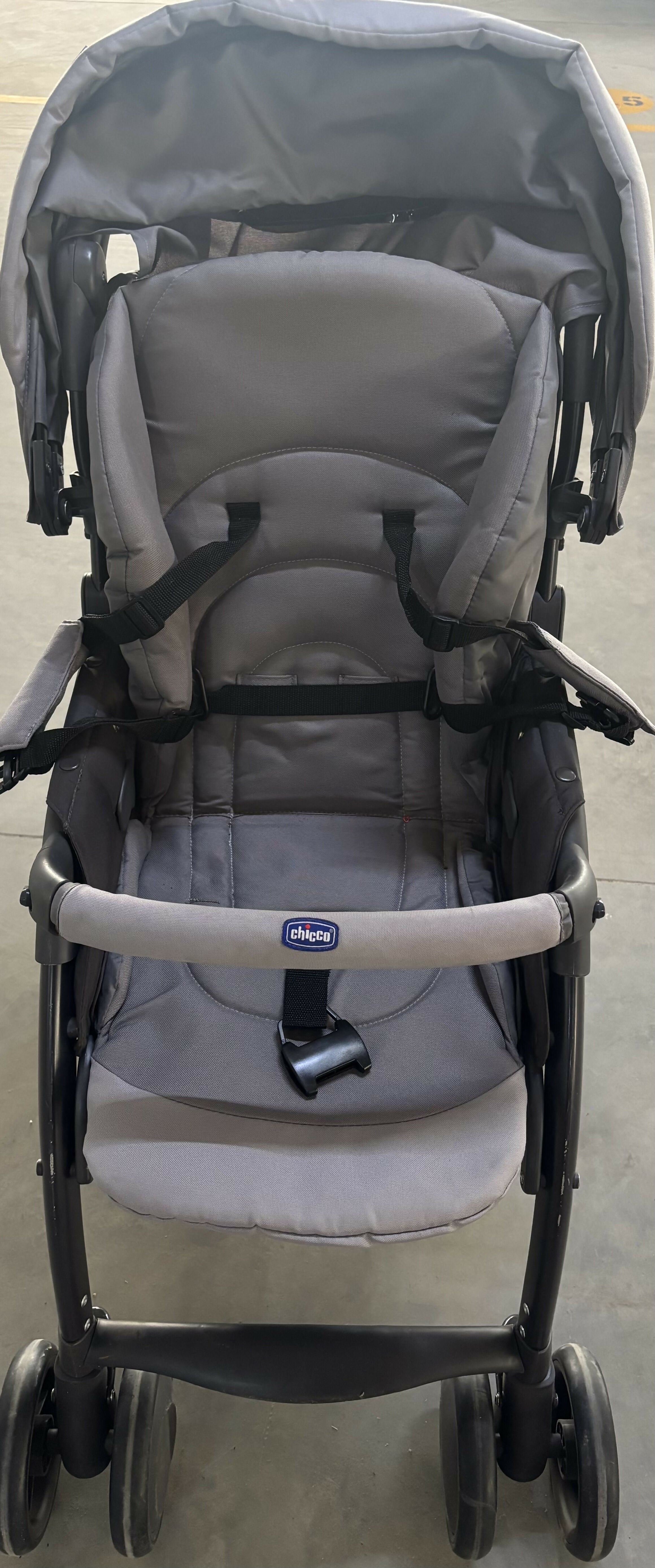 CHICCO  Simplicity Baby Stroller/Pram, Grey 