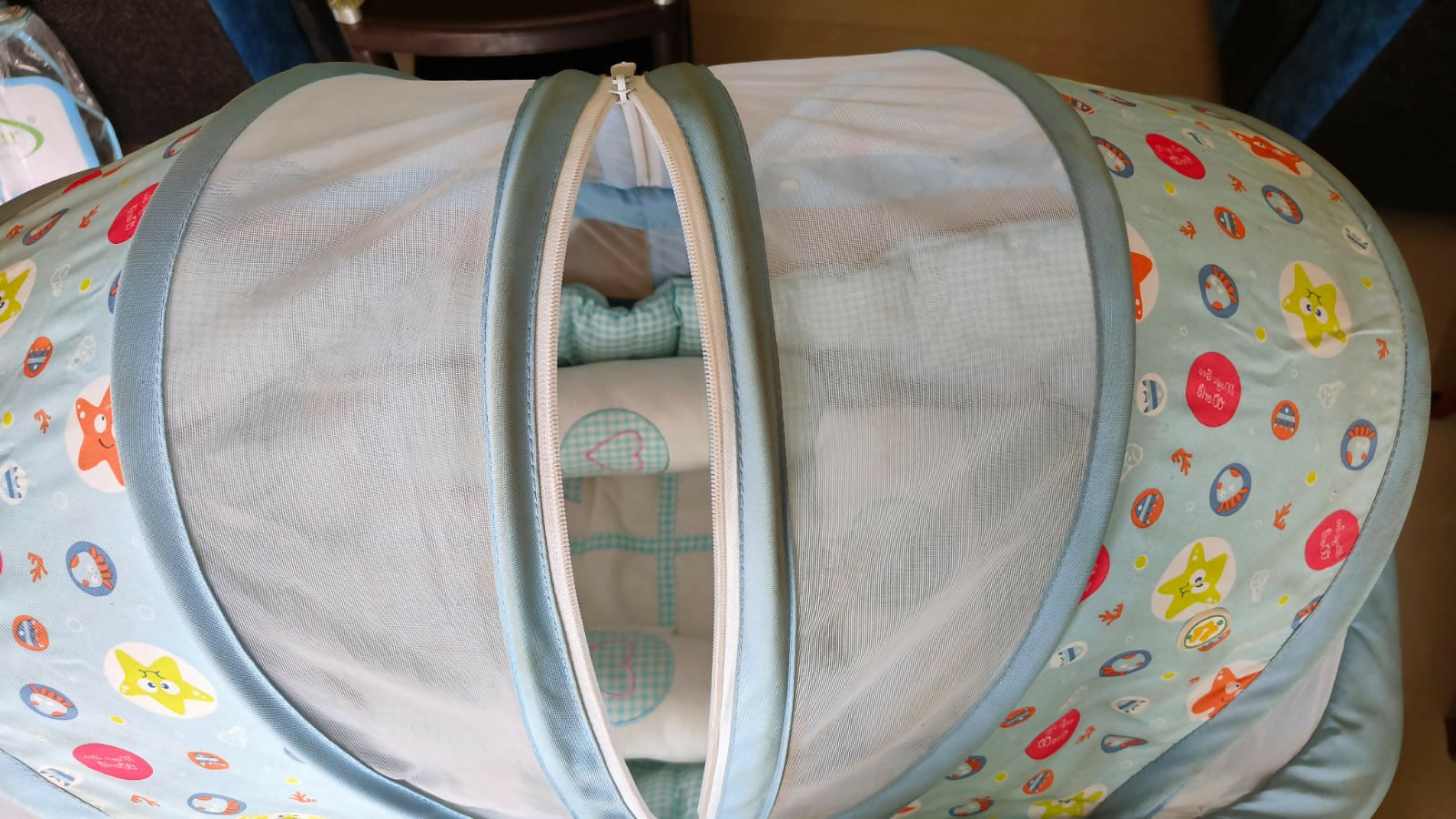 Shop the FIRST Step Cradle for Baby - ST-2136BL for a safe, comfortable, and stylish sleep solution for your little one!