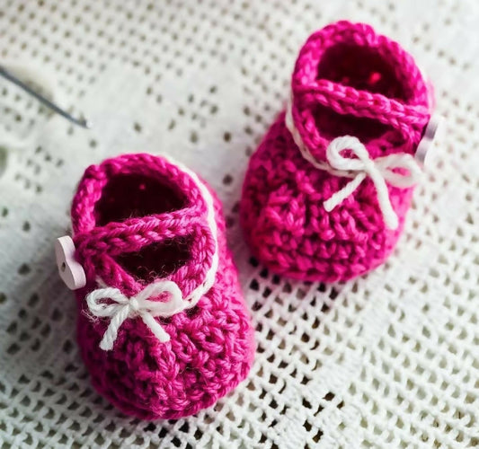 Crochet booties