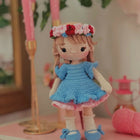 Handmade crochet doll – soft, safe, and perfect for kids or gifting.