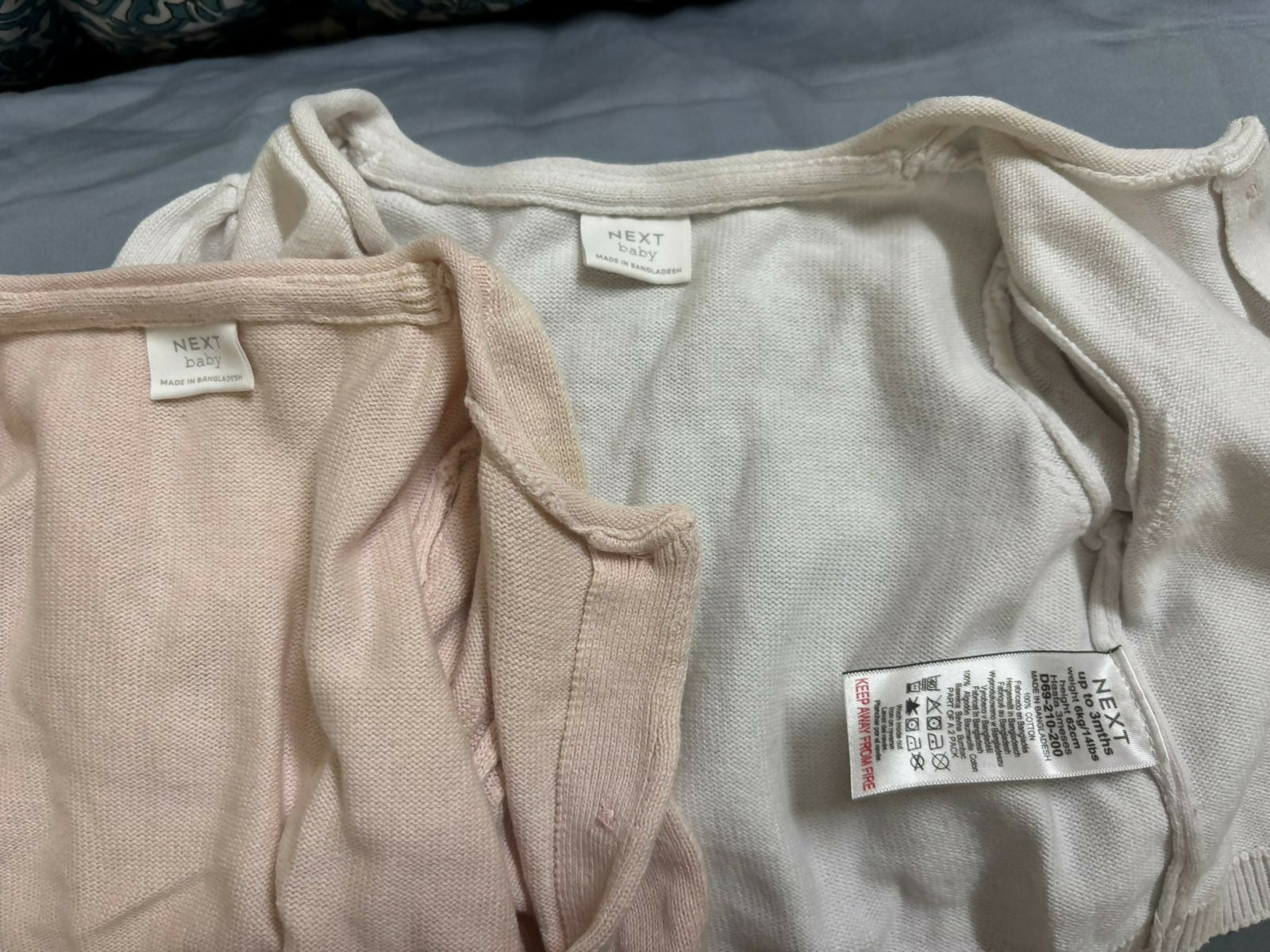 Keep your baby stylish and comfortable with this set of 2 soft, ribbed cardigans from NEXT. 