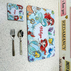 Personalized Kids Dinner Placemat Combo Set