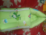 LUVLAP 3-in-1 Soft Cotton Baby Carry Nest – Dino Print