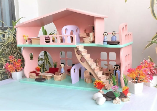Wooden big doll house