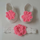 Shop our Baby Footwear with Matching Hairband set – the perfect combination of comfort, style, and charm for your little one's special moments.