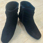 Stylish S&S Black High Heel Boots for Baby Girls, combining comfort and fashion with durable materials and a chic design.