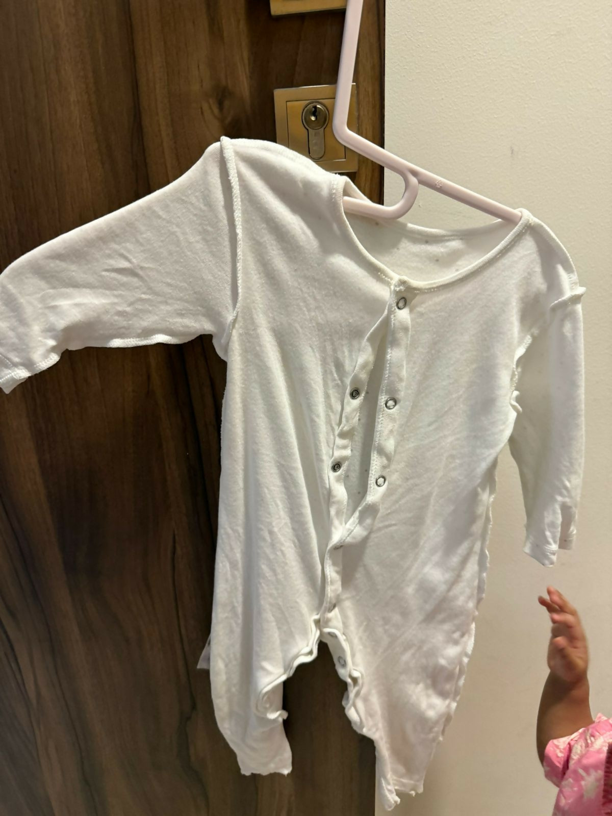 MOTHERCARE cotton rompers for baby girls—soft, stylish, and easy for everyday wear.