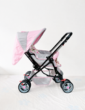 Babyhug Reversible Handle Baby Stroller Foldable Travel Pram Newborn