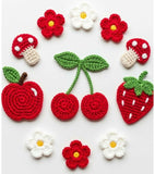 Handmade Crochet Cocoon With Patches