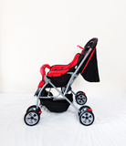 LuvLap Baby Stroller Foldable Travel Pram Reclining Seat 5 Point Harness