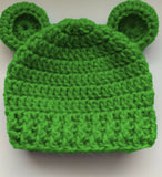 Crochet bear beanie for babies