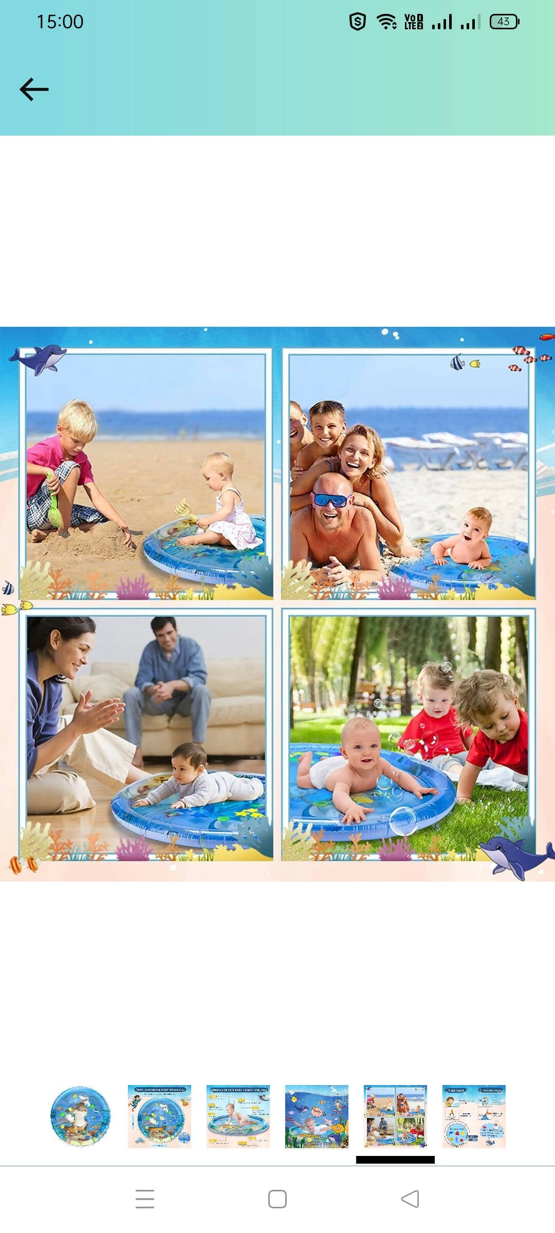 Watermat for Baby (Large size) / Play mat - PyaraBaby