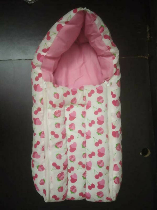 Baby carrier - White and Pink - PyaraBaby