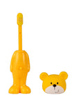 Kids Pop up Toothbrush -With safety Case – Attractive – Yellow - PyaraBaby