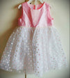 Beautiful Pink n shimmer Kids Frock Design