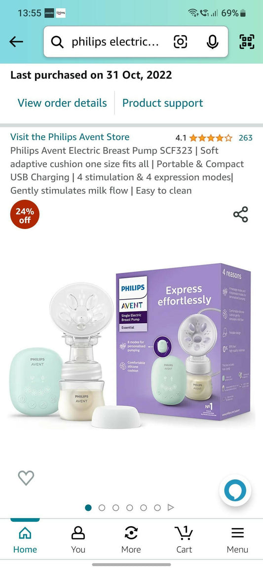 PHILIPS Avent Breast Pump - PyaraBaby