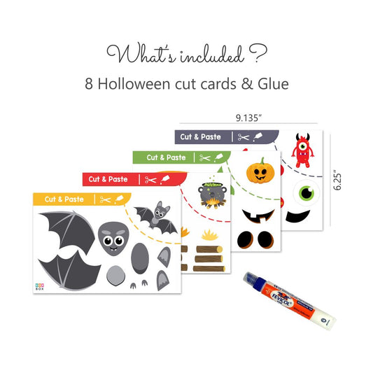 Cut & Glue Activity - Halloween - PyaraBaby