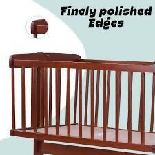 BAYBEE Medusa Wooden Cradle, Dimensions:70 x 52 x 15 cm - PyaraBaby