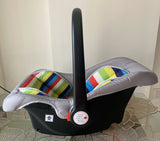 R FOR RABBIT Picaboo Carry Cot (Multi Color Rainbow) - PyaraBaby