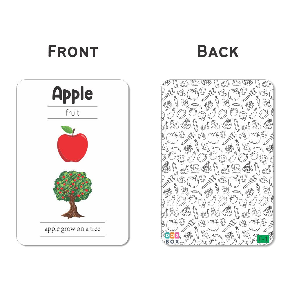 Fruits and Vegetables Flashcards - PyaraBaby