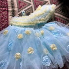 1st Birthday Dress/Frock for Baby Girl - Blue - PyaraBaby