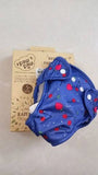 Washable/Reusable/Adjustable Cloth Diaper for Newborn Baby (0 to 2 Years) - XS Size - PyaraBaby