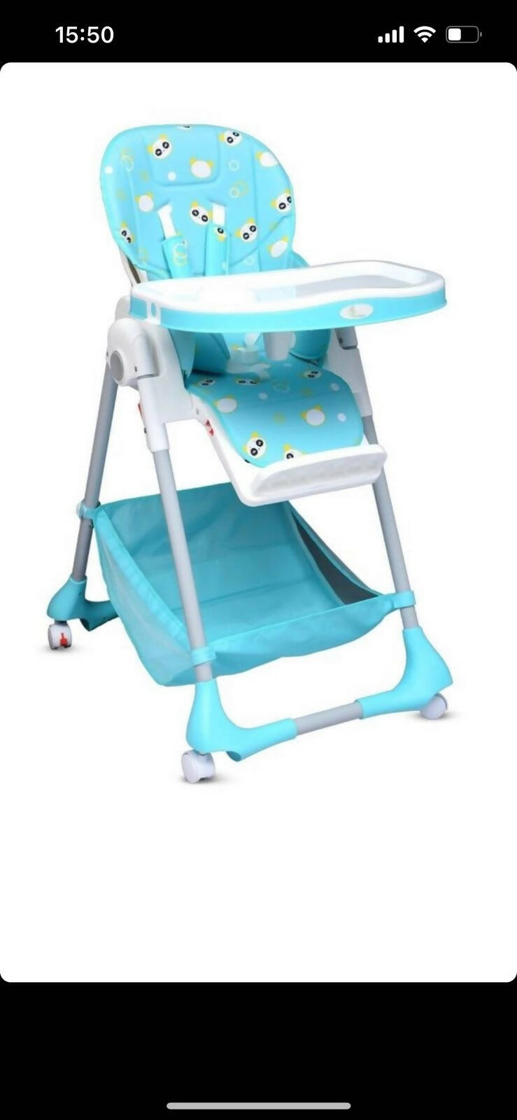 R FOR RABBIT Marshmallow High Chair (Green) - PyaraBaby